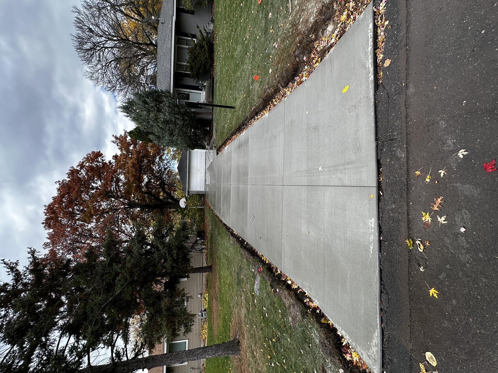Residential driveway in Coon Rapids, MN